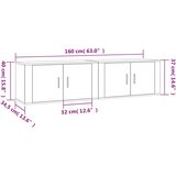  Zidni TV ormarići 2 kom boja sivog hrasta sonome 80x34,5x40 cm | shoptok.hr