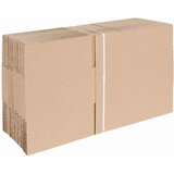 PREKLOPNA kutija 50 pcs Prirodna 25 x 17,5 x 10 cm Karton | Eponuda.ba