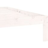  Posteljni okvir bel iz trdne borovine 90x200 cm, (20601703) | Shoptok.si