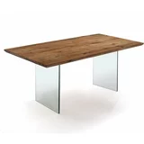 Tomasucci Jedilna miza z mizno ploščo v hrastovem dekorju 180x90 cm –
