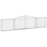  Lučne gabionske košare 20 kom 400x30x80/100cm pocinčano željezo | shoptok.hr
