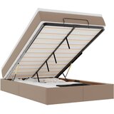  Okvir kreveta s madraca cappuccina 120x190 cm od umjetne kože | shoptok.hr