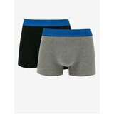 Replay Set of two men's boxers in black and gray - Men Cene