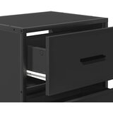 vidaXL Zidni noćni ormarići 2 kom crni 40x31x39,5 cm | shoptok.hr