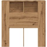 vidaXL Uzglavni ormarić Artisan hrast 100x19x104,5 cm izrađeno drvo | shoptok.hr