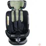 carllino i-size isofix auto sedište za decu 40-150cm-Black&Green