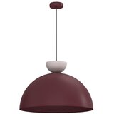 Luster na sajli NEVIS 1xE27/15W/230V, prečnik 50 cm, bordo | Eponuda.com