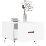 Stolići za kavu 2 kom sjajni bijeli 50x50x40 konstruirano drvo | shoptok.hr