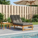  Jastučić za ležaljku VIANEN 100% poliester Siva 200 x 90 x 8 cm | shoptok.hr