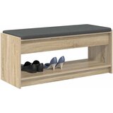  Klupa za hodnik s jastukom Sonoma hrast 103 x 38 x 45 cm | Eponuda.com