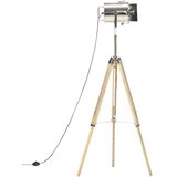  Podna svjetiljka na tronošcu od masivnog drva manga 140 cm | shoptok.hr