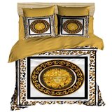  3D3 blackgoldwhite super king quilt cover set (eu) (it) | ePonuda.com
