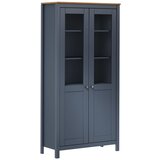 Furnova Visoka omarica Hill siva 85x37x170,5 cm trdna borovina, (21949796) | Shoptok.si