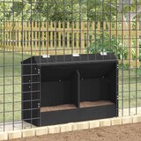 Hranilica za zečeve Crna 64.5 x 25.5 x 45.5 cm | Eponuda.ba