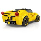  Tehnički blokovi Sportski automobil ŽUTI 143 dijela + naljepnice ZA5742 | shoptok.hr