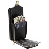 INORCO Za Samsung Galaxy S22 5G PU usnje + etui z režo za kartico TPU, ovitek za telefon z zadrgo in stojalom s trakom čez telo, (22036746) | Shoptok.si