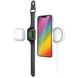 ALIGATOR AMS08WT - Bežični MagSafe punjač 3u1 15W beo | Eponuda.com
