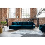 Miuform Tirkizna baršunasti sklopiva kutna garnitura (s lijevim kutom) Lofty Lilly – | shoptok.hr