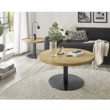 Konferencijski stočić FOCUS prečnik 60 cm hrast/crna | Eponuda.com