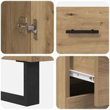  Kuhinjski ormarić 2 pcs Umjetnički hrast Inženjerska drva i staklo | shoptok.hr