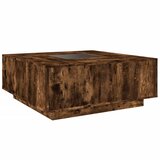  Stolić s beskonačnim LED svjetlima boja hrasta 100x100x40 cm | Eponuda.com