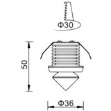 Bb Link led rozetna L0835-4 2W 3000K | Eponuda.com