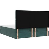  Otomanski posteljni okvir z vzmetnicami zelen 180x200cm žamet, (21653336) | Shoptok.si