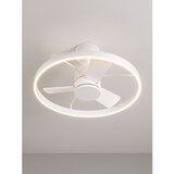 Nova Luce Bela kovinska LED zatemnitvena stropna svetilka Lunair – | Shoptok.si