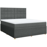  Okvir kreveta s oprugama i madrac svjetlosivi 180x200cm tkanina | shoptok.hr