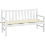  Jastuk za vrtnu klupu krem 150 x 50 x 7 cm od tkanine Oxford | Eponuda.ba