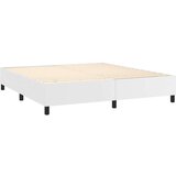  Krevet s oprugama i madracem bijeli 160x200 cm od umjetne kože | shoptok.hr