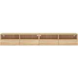 vidaXL Zidni TV ormarići 2 kom boja hrasta 100 x 30 x 30 cm drveni | shoptok.hr