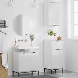  Set namještaja za kupaonicu Zidne 3 pcs Visoko sjajno bijela | Eponuda.ba