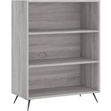 Maison Chic Knjižna omara - Knjižni regal siva sonoma 69,5x32,5x90 cm inženirski les, (21725908) Cene