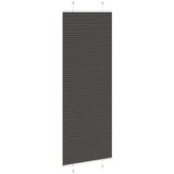  Plisirana zavjesa Crna 75x200 cm Širina tkanine 74,4 cm Poliester | shoptok.hr