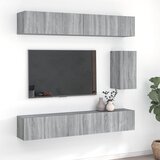  7-dijelni set TV ormarića sivog sonome konstruirano drvo | shoptok.hr