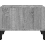  Klubska mizica siva sonoma 60x50x36,5 cm inženirski les, (20712461) | Shoptok.si