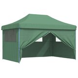 Šator za svadbe - šator za zabave Zelena 292 x 440 x 315 cm Oxford tkanina - Zelena s 4 bočna zida Da | shoptok.hr