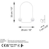 WALLXPERT metalna zidna kuka bele boje frog b | ePonuda.com