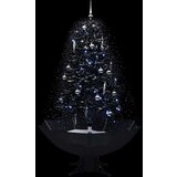 In božićno drvce koje sniježi sa stalkom crno 170 cm PVC | shoptok.hr