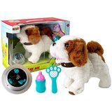  Battery-operated Plush Dog White in Brown Patched Accessories Sound | shoptok.hr