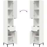  4-delni komplet kopalniškega pohištva, iverna plošča, 60,5×61×33,5 cm | Shoptok.si