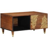 vidaXL Klubska miza 80x50x40 cm Trden les mangovca | Shoptok.si
