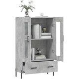  Visoka komoda boja betona 69 5 x 31 x 115 cm konstruirano drvo | shoptok.hr