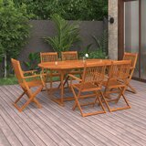  7-dijelni vrtni blagovaonski set 180x90x75 cm bagremovog drva | Eponuda.com