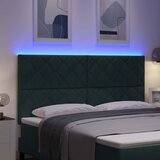  LED glava kreveta Tamnozelena 180 cm Baršun | shoptok.hr