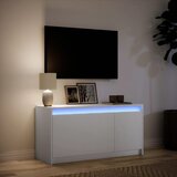  ormarić LED bijeli 100 x 34 x 50 cm od konstruiranog drva | shoptok.hr