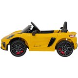  Licencirani auto na akumulator Porsche 718 - žuti/lakirani | shoptok.hr