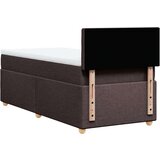  Krevet s oprugama i madracem tamnosmeđi 80x200 cm od tkanine | shoptok.hr