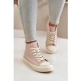 Big Star Women's Insulated Sneakers Made Of Eco Leather Pink | Shoptok.si